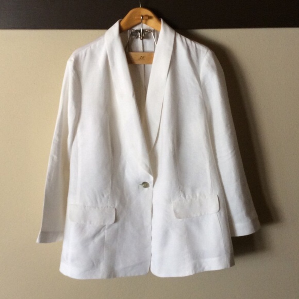J Jill linen blazer